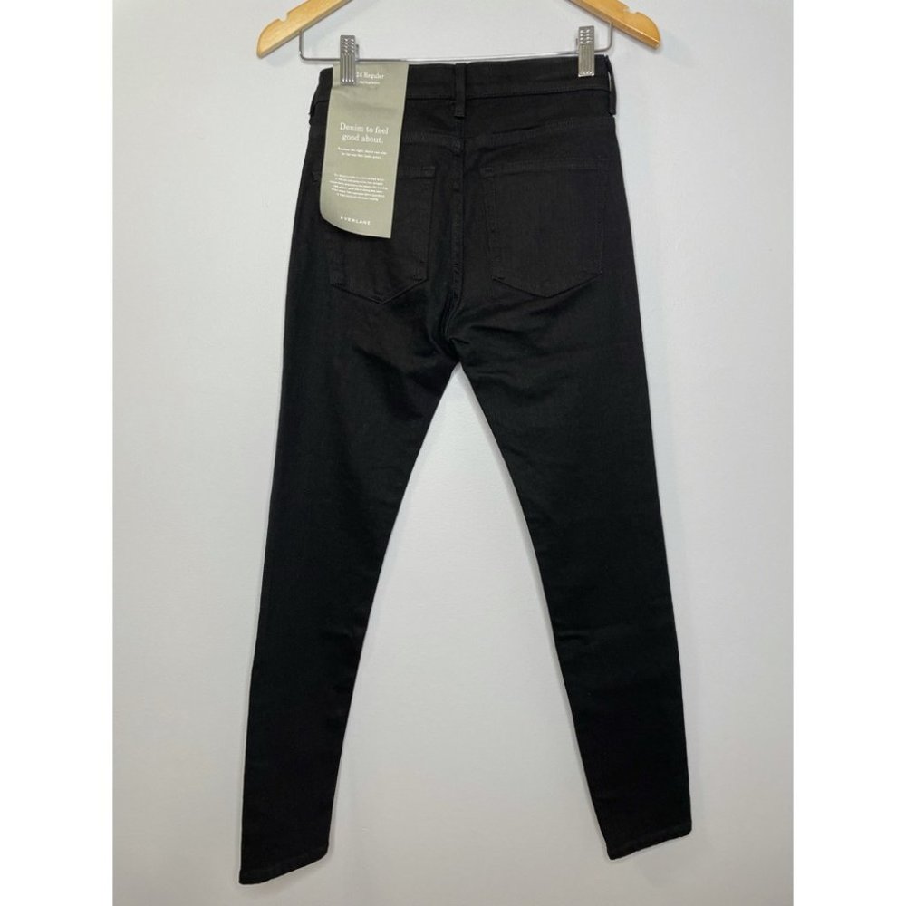 Everlane The Mid-Rise Skinny Jean Black - Picture 3 of 10